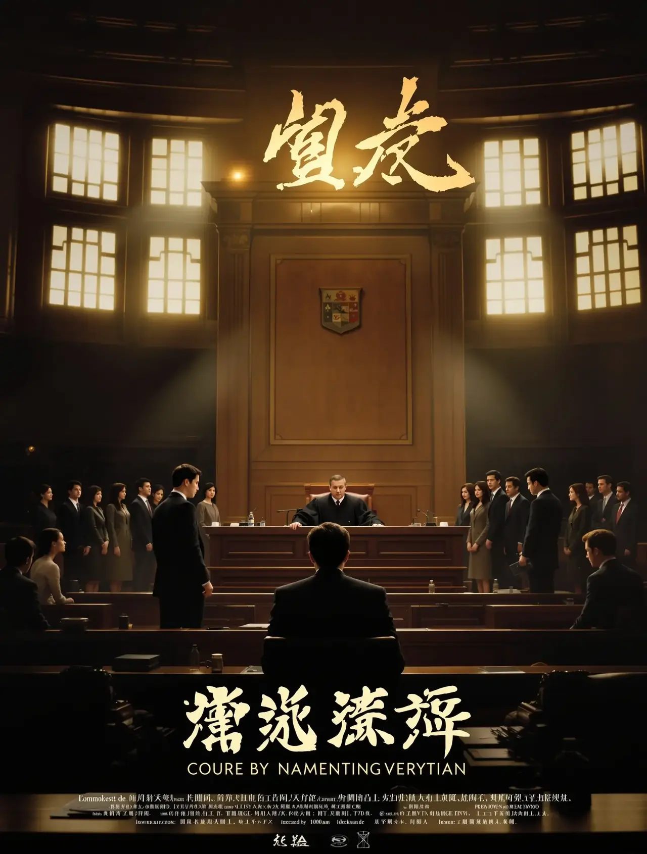 《法槌落下》短剧封面